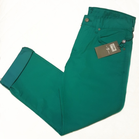 7 For All Mankind Denim - NWT Sz 30 7FAM The Straight cropped jeans